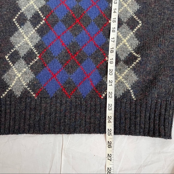 Vintage Scottish Wool Angus MacBain argyle sweater vest - Picture 8 of 9